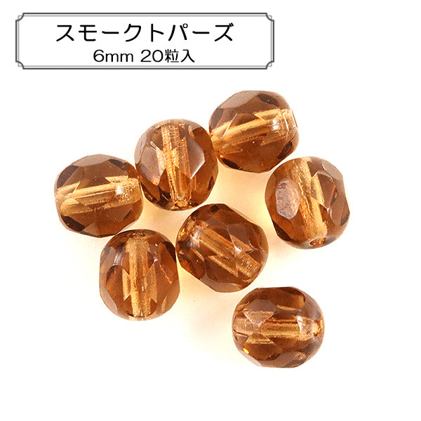 구슬 "화재 폴란드 연기 파스 6mm 20 정제"