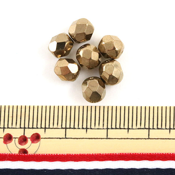 Perline "Bronzo polacco per il fuoco 6mm 10 compresse"