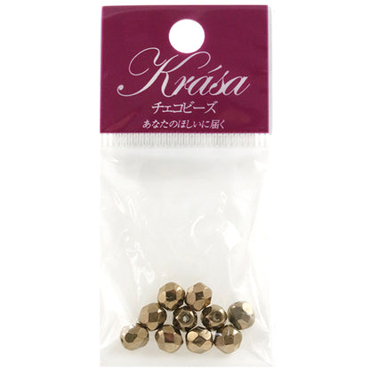 Perline "Bronzo polacco per il fuoco 6mm 10 compresse"