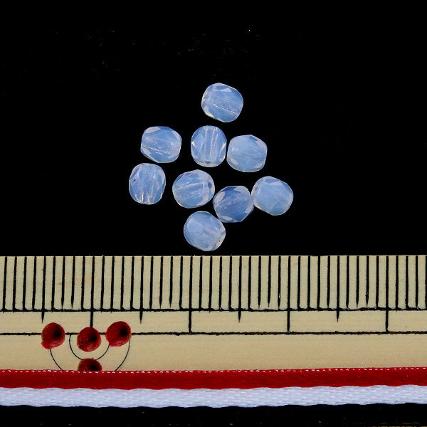 Perline "Opal bianco polacco da fuoco 4mm 25 compresse"