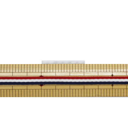 Beads "Czech seedBeads Bugle Hexagon Satin White 3cm 20 pieces]