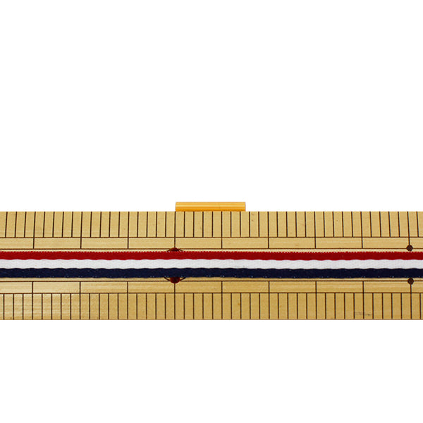 Beads "Czech seedBeads Bugle Hexagon satin beige 1.5cm 20 pieces]