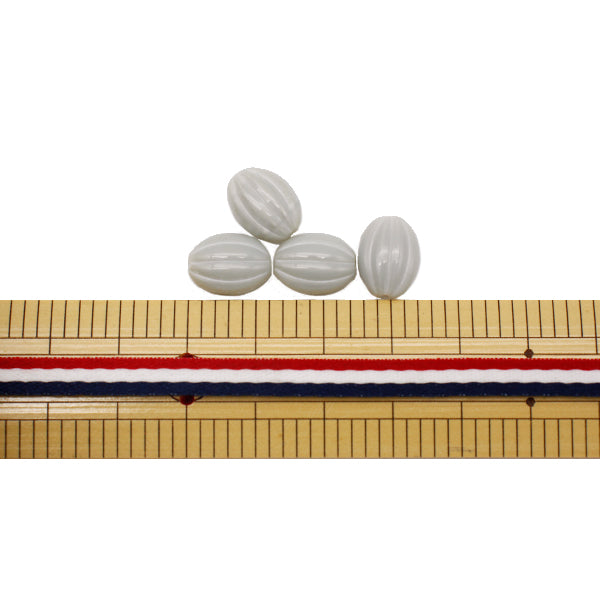 Perlen "Tschechische RepublikPerlen Almond Satongley 1,2 cm x 0,9 cm 4 Teile "