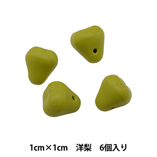 구슬 "체코구슬 배 1cm x 1cm 6 조각 "