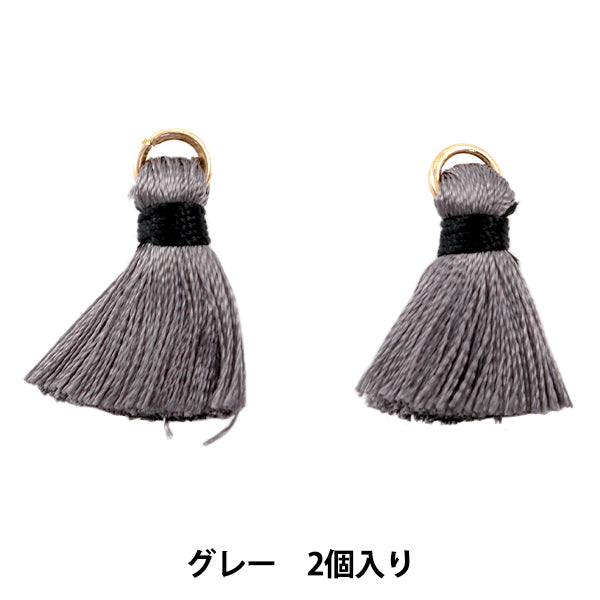 수예부품 "미니 술 회색 2 조각 GN-41-03"