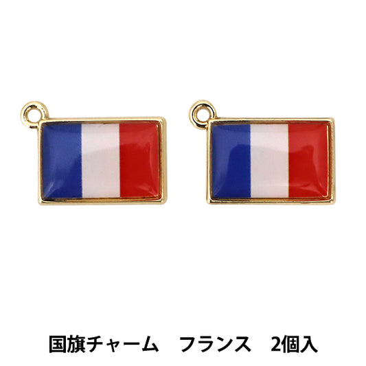 Materiale degli accessori "Flag Charm France GN-33-20S-05"