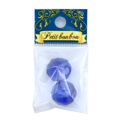 Accessoires Material "Glasball geschnitten 18 mm 2 Stücke Blau GN-76-21S-03B"