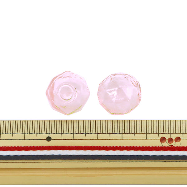 Accessoire Material "Glasball geschnitten 18 mm 2 Stücke Pink GN-76-21S-03D"