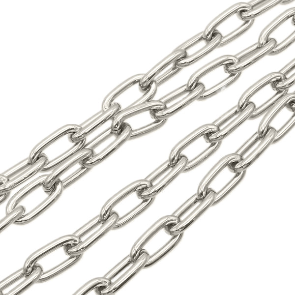 Kunsthandwerk "luftige Kette Aluminium Silber GN-16-24S-01s"