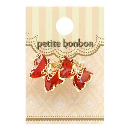 Accessoires Material "Biju Charm Butterfly Red GN-28-24SS-02"