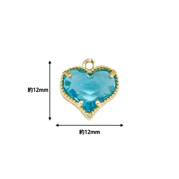 Accessoires Material "Bijou Charmer Picoheart Aquamarine GN-28-24SS-03"