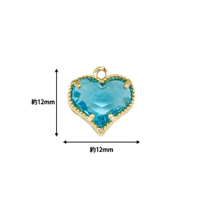 Accessoires Material "Bijou Charmer Picoheart Aquamarine GN-28-24SS-03"