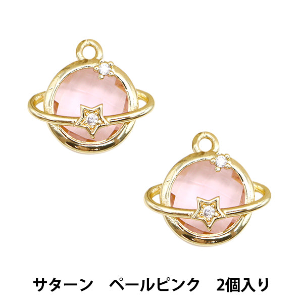 مادة الإكسسوار "Bijou Charm Saturn Pale Pink GN-28-24SS-04"