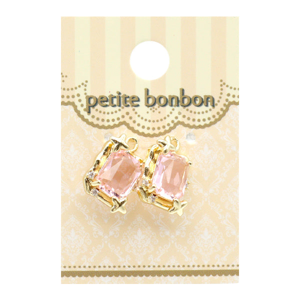 Materiale accessorio "Bijou Charm Glitter Frame rosa pallido GN-28-24SS-05"