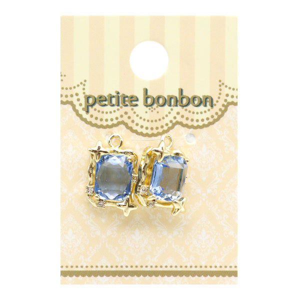 Accessoires Material "Bijou Charm Glitter Frame Paleblau GN-28-24SSS-05"