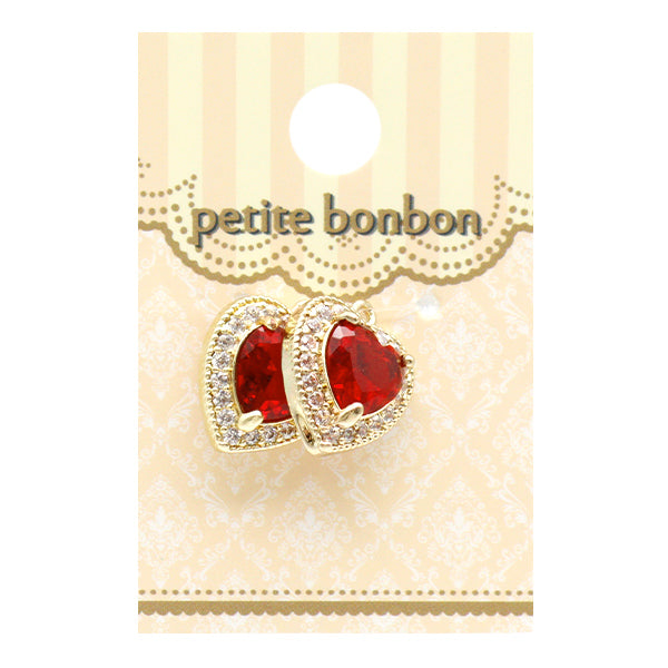 Accessories material "Bijou Cham Gorgeous Heart Red GN-28-24SS-07"