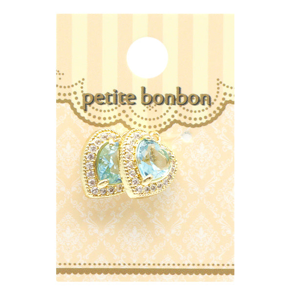 Accessories material "Bijou Cham Gorgeous Heart Pale Blue GN-28-24SS-07"