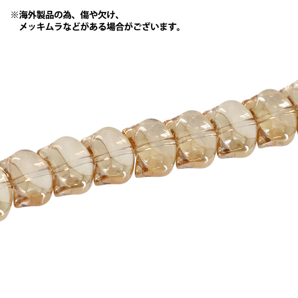 アクセサリー素材 『ガラスビーズ キャット 約10mm トフィー GN-08-25AW-06』