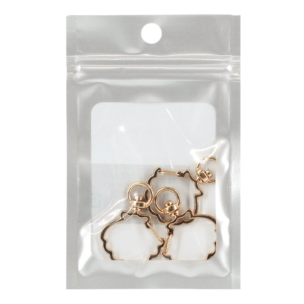 手芸金具 『プチプラビーズ シェルカン 3個入り 約40×30mm ゴールド YN-05-04』