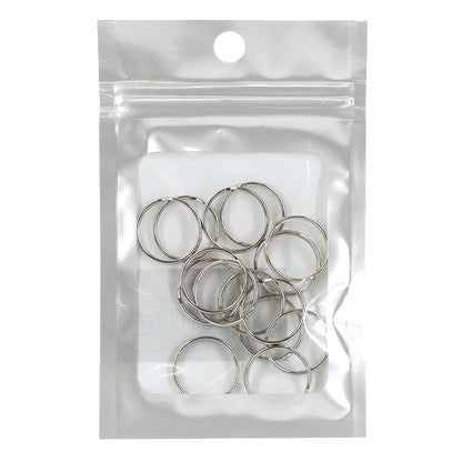 手芸金具 『プチプラビーズ リング 大 約20mm シルバー YN-05-07』