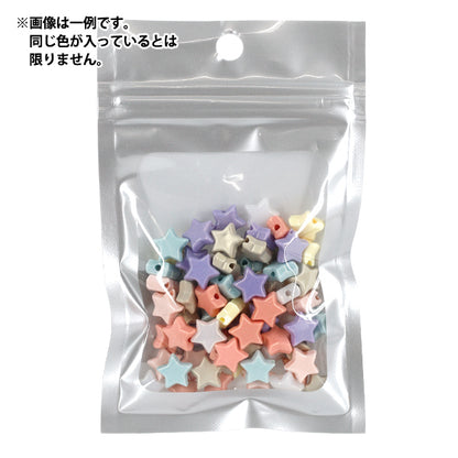 ビーズ 『プチプラビーズ パステルスター 約10×11mm YN-05-11』