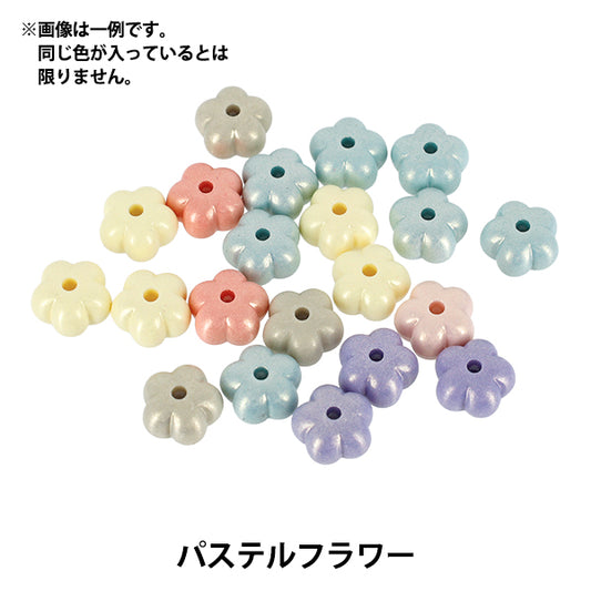 珠子 "价格实惠珠子 柔和的花朵约。 13×13mm YN-05-15”