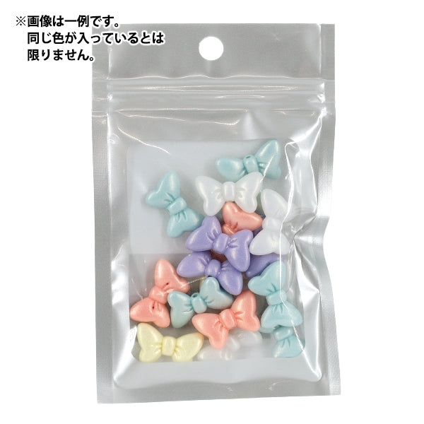 ビーズ 『プチプラビーズ パステルリボン 約14×22mm YN-05-16』