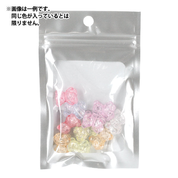 ビーズ 『プチプラビーズ クラッシュベア 約18×15mm YN-05-17』