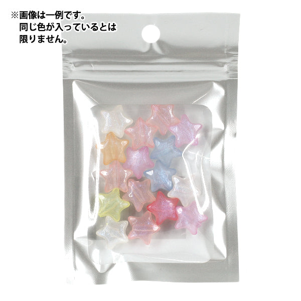 ビーズ 『プチプラビーズ ミルキースター 約15×16mm YN-05-28』