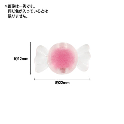 ビーズ 『プチプラビーズ フロスティキャンディ 約12×22mm YN-05-21』