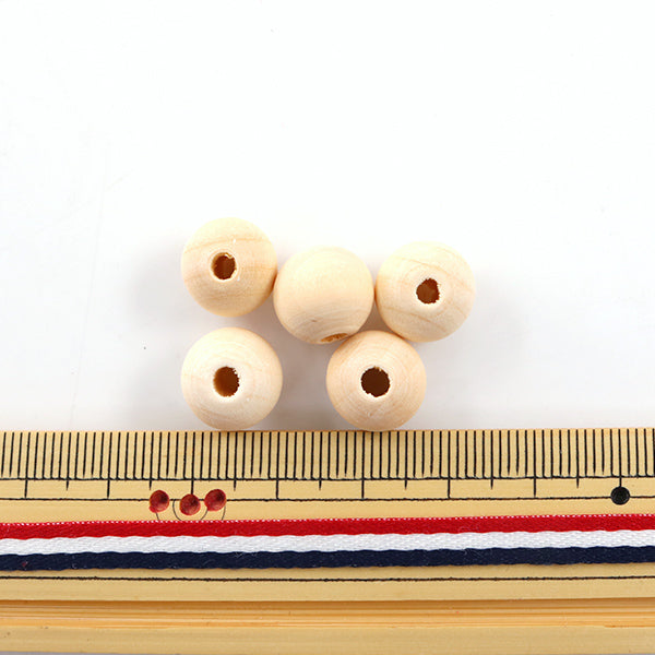 Accessory material "WoodBeads Round 12mm or 20 pieces "