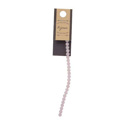 Material de accesorios "Cuarzo de rosa 4 mm Ki-12-4"