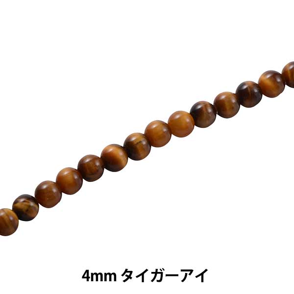 Material de accesorios "Tiger Eye 4 mm Ki-14-4"