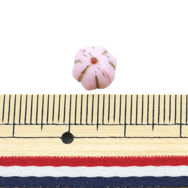 Perline "Repubblica cecaPerline Pumpkin Sakura Gold 8mm 12 pezzi PB0150-01-08"