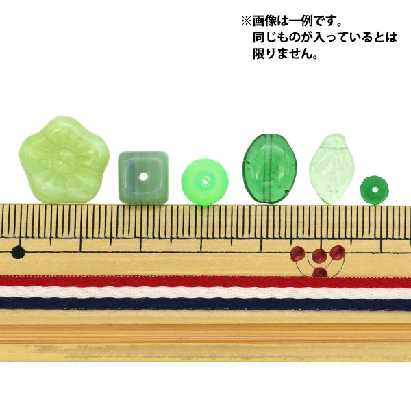 ビーズ 『チェコ ミックスビーズ 50g グリーン』 – Yuzawaya