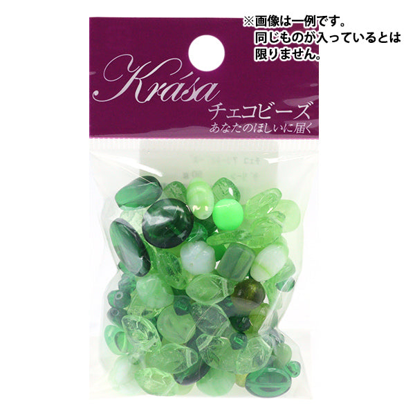 ビーズ 『チェコ ミックスビーズ 50g グリーン』 – Yuzawaya