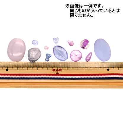 구슬 "체코 믹스구슬 50G RILITE MIX111-LILALT]