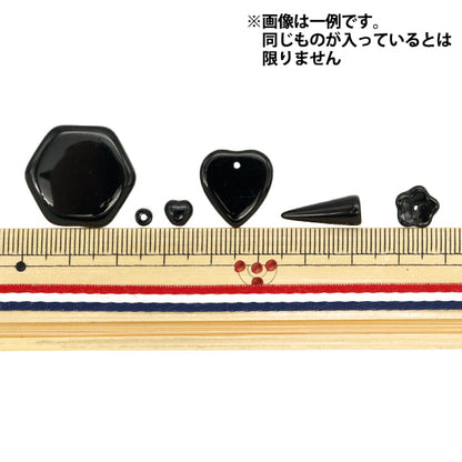 珠子 “捷克共和国”珠子 混合分类包50克黑色混合23黑"