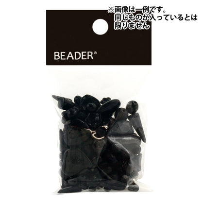 珠子 “捷克共和国”珠子 混合分类包50克黑色混合23黑"