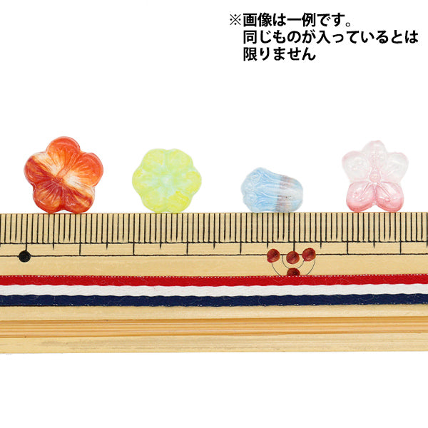 珠 捷克共和国珠 混合包50g花卉多MIX111-FLOWER"