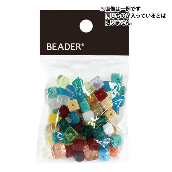 Perles ``Mélange tchèquePerles Cube multi 50g MIX111-CUBEM"