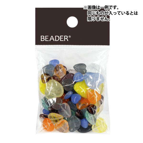 ビーズ 『チェコ ミックスビーズ ハーツマルチ 50g MIX-HEARTS-M』