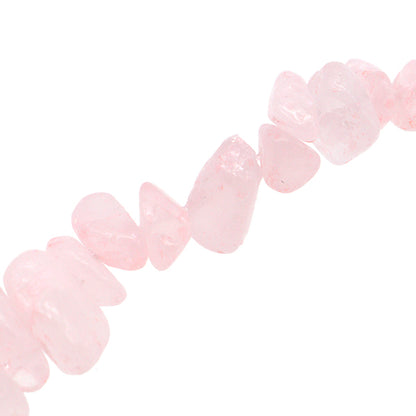 Beads "Natural Stone Sazare Rose Quartz 20cm YT0406"