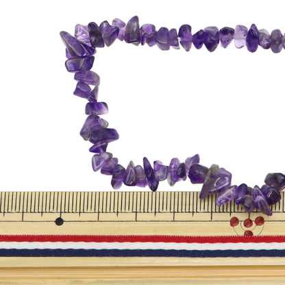 Beads "Natural Stone Sazare Amethyst 20cm YT0506"