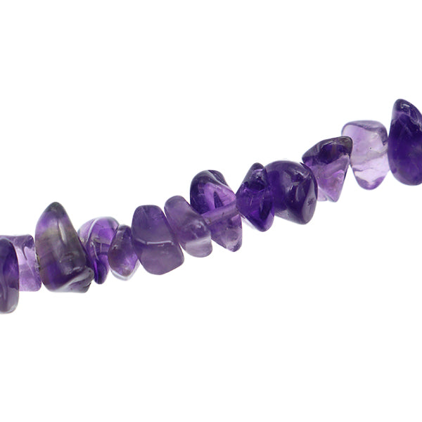 Beads "Natural Stone Sazare Amethyst 20cm YT0506"