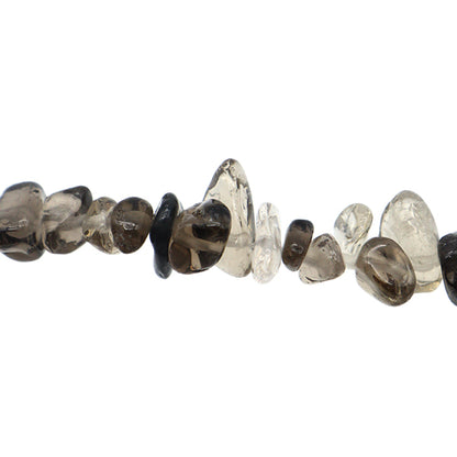 Beads "Natural Stone Sazare Smoky Q 20cm YT0905"