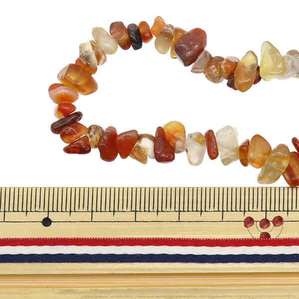 Perle "Stone naturale Sazare Carnelian 20cm YT1604"