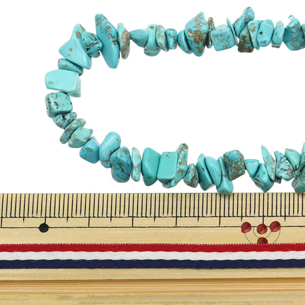 ビーズ 『天然石さざれ 練ターコイズブルー 20cm YT3912』 – Yuzawaya