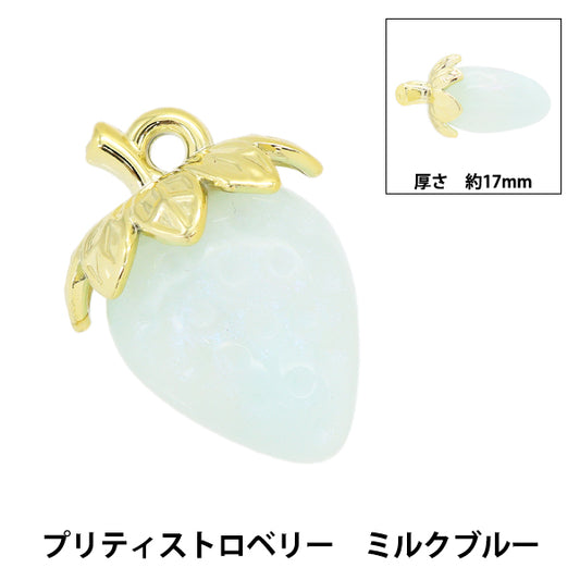 Accessoire Material "Charme Pretty Erdbeermilch Blau AP24034"