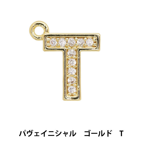 Matériel accessoire "PAVE PAVE T, 1 pièce, or AP24070"